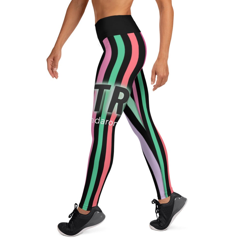 TR Large Print Yoga Leggings - MACKARONEYS - TENDARONEYS MR &TR INC