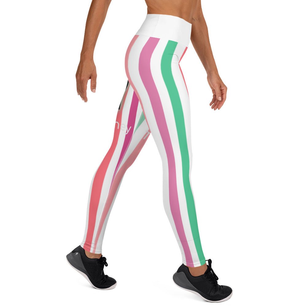 TR Large Print Yoga Leggings - MACKARONEYS - TENDARONEYS MR &TR INC