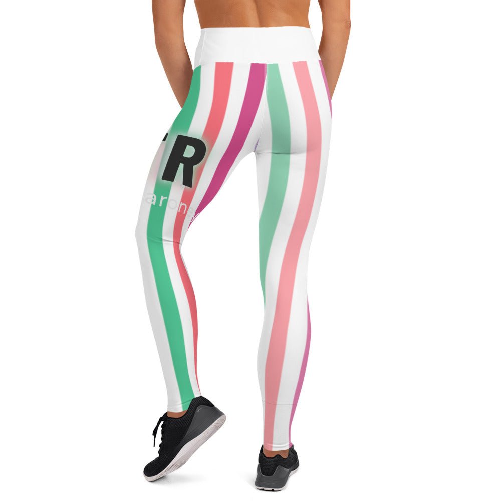 TR Large Print Yoga Leggings - MACKARONEYS - TENDARONEYS MR &TR INC