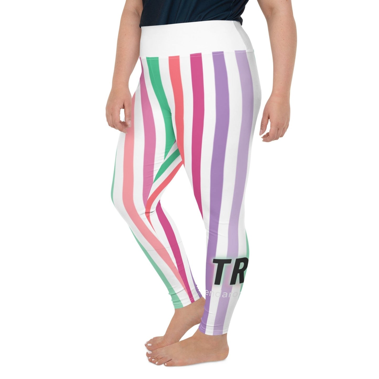 TR Print Plus Size Leggings - MACKARONEYS - TENDARONEYS MR &TR INC