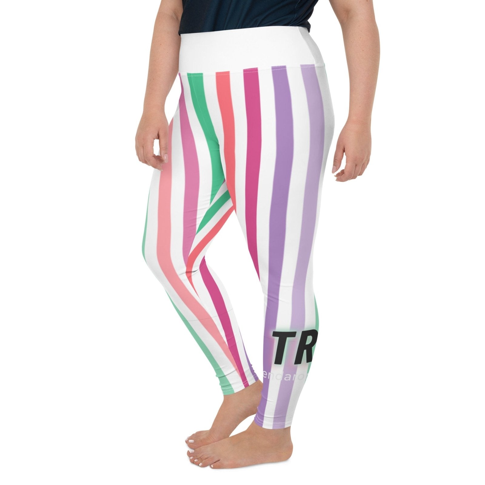 TR Print Plus Size Leggings - MACKARONEYS - TENDARONEYS MR &TR INC