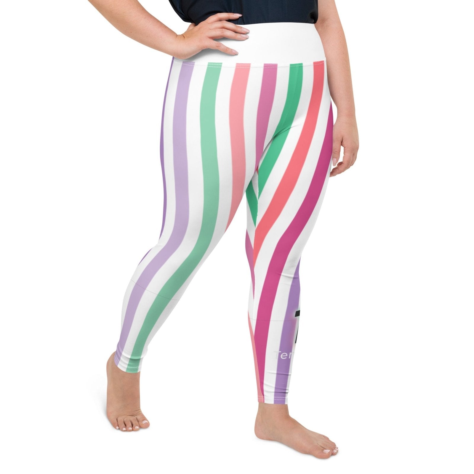 TR Print Plus Size Leggings - MACKARONEYS - TENDARONEYS MR &TR INC