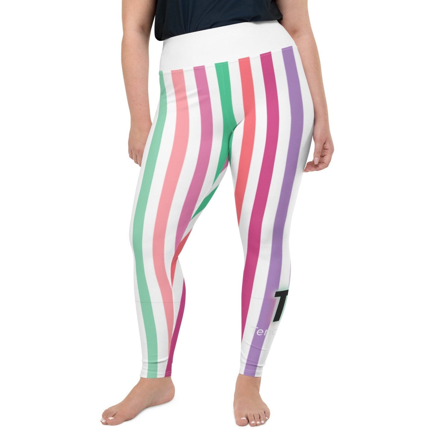 TR Print Plus Size Leggings - MACKARONEYS - TENDARONEYS MR &TR INC