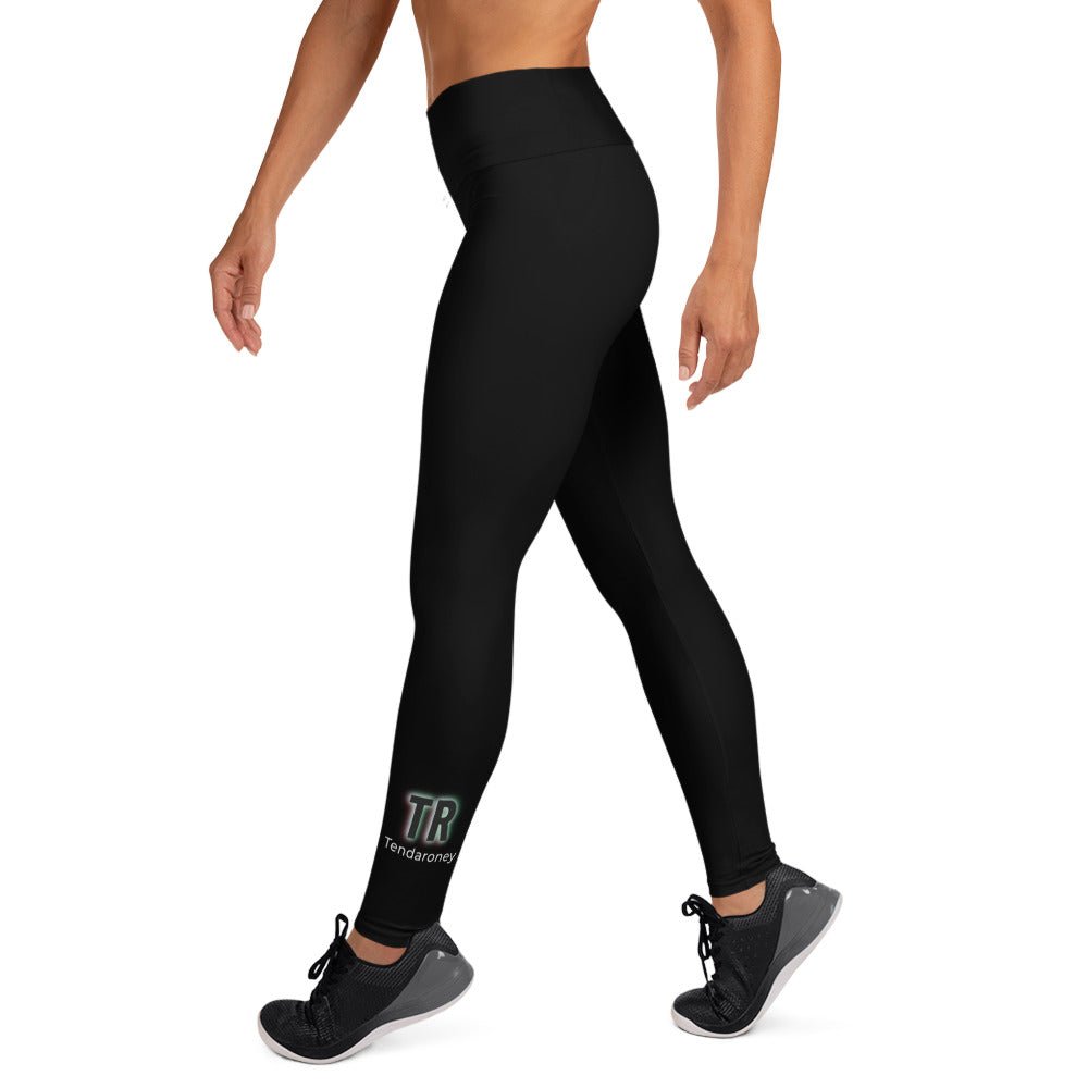 TR Small Print Yoga Leggings - MACKARONEYS - TENDARONEYS MR &TR INC